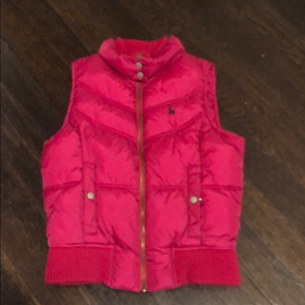 🧥 Girls Size Medium Pink Puffer Vest 🧥